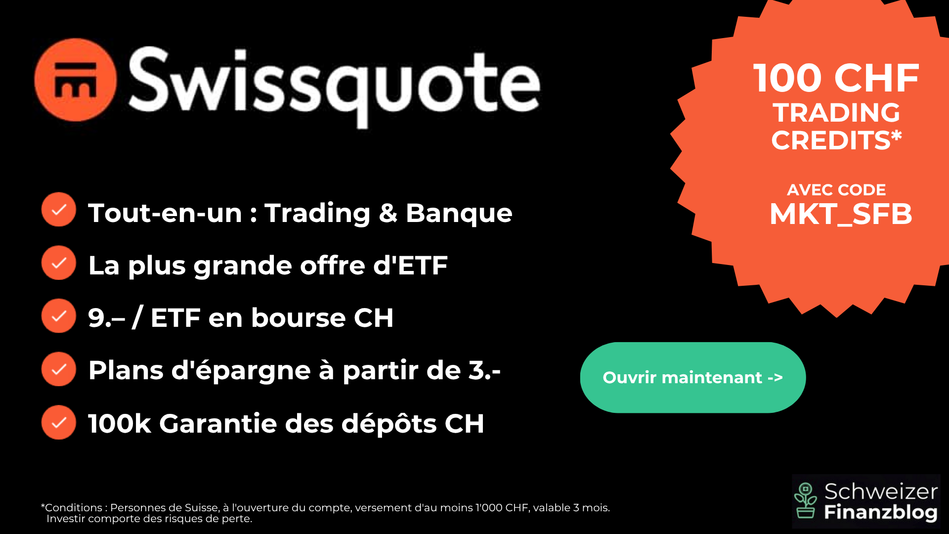 Expériences Swissquote